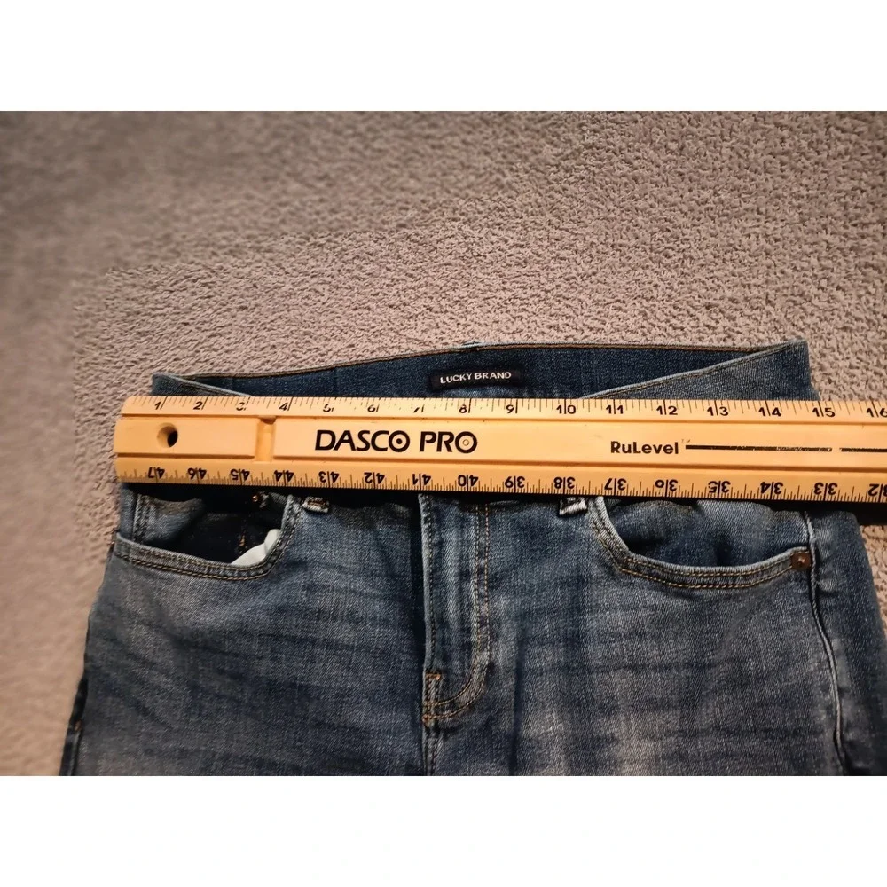Lucky Brand Men's Skinny Jeans W31 L30 Blue Denim Medium Wash Stretch